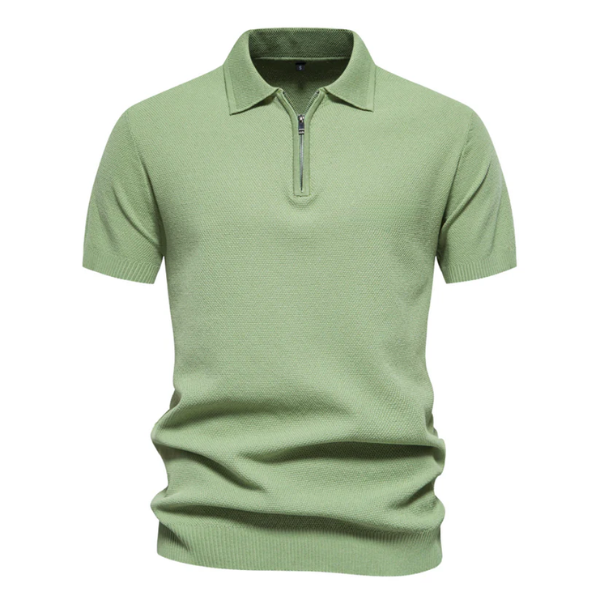 Short Sleeve Half-Zip Polo